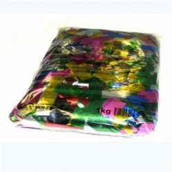 Konfetti Rechteck - Multicolor Metallic 1kg