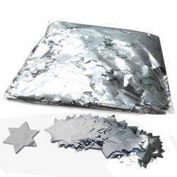 Konfetti Stern - Silber Metallic 1kg
