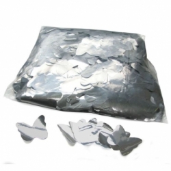 Konfetti Schmetterling - Silber Metallic 1kg