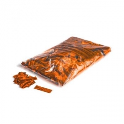 Konfetti Rechteck - Orange Metallic 1kg